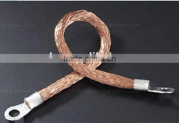 tinned flat braided copper wire