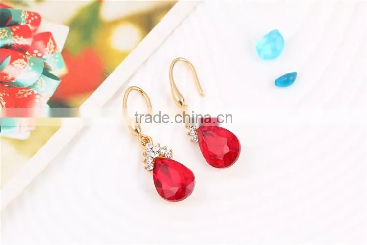 Online shonp china wedding earring and necklace set white cubic zircon stone jewelry