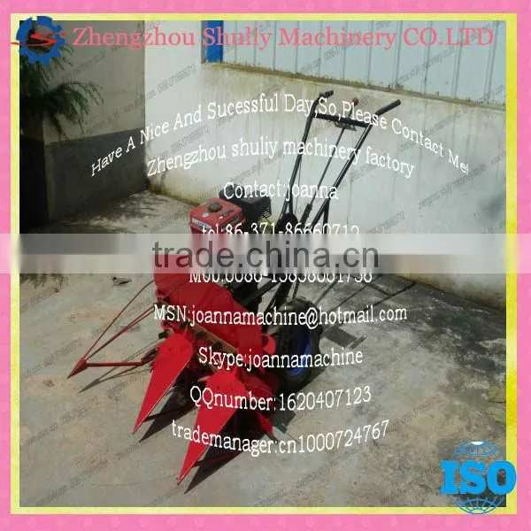 Diesel drive Mini wheat and rice harvesting machine //0086-15838061756