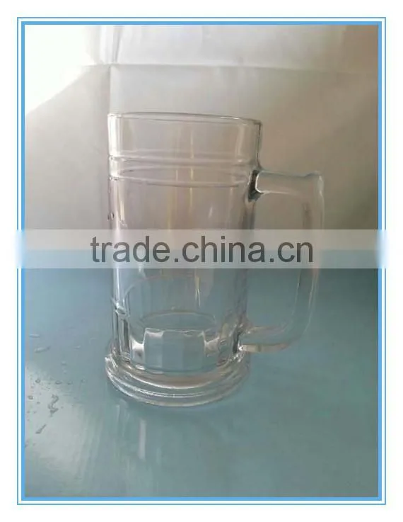 500ml beer glass with handle