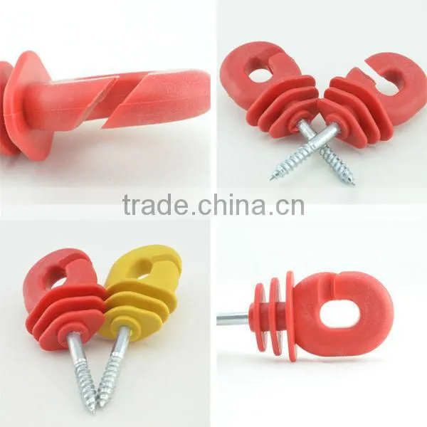 Electric fence Hotline screw in ring insulator