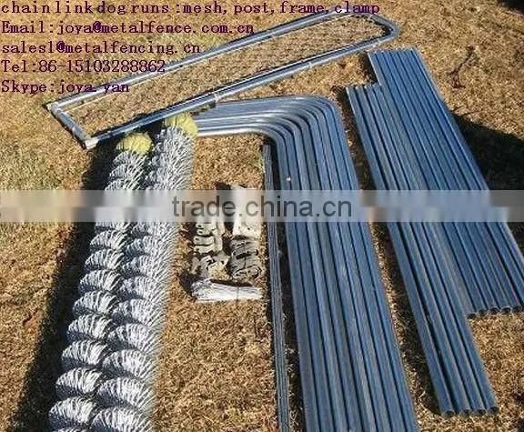 6'x10'x6' big dog playing chain link mesh dog kennels