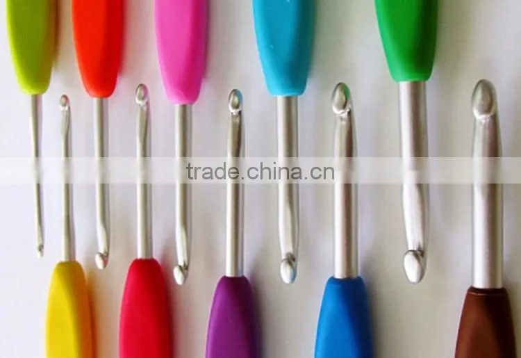 New arrival 11 Knitting Needle Crochet Hook/Soft Handle Crochet Hook Set