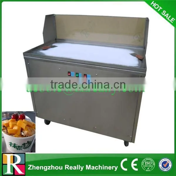 instant ice cream rolls in Thailand Rolled fry ice cream machine for sale