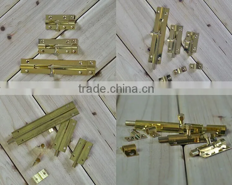 Factory supply high quality stainless steel door bolt, Brass door bolt, steel door bolt