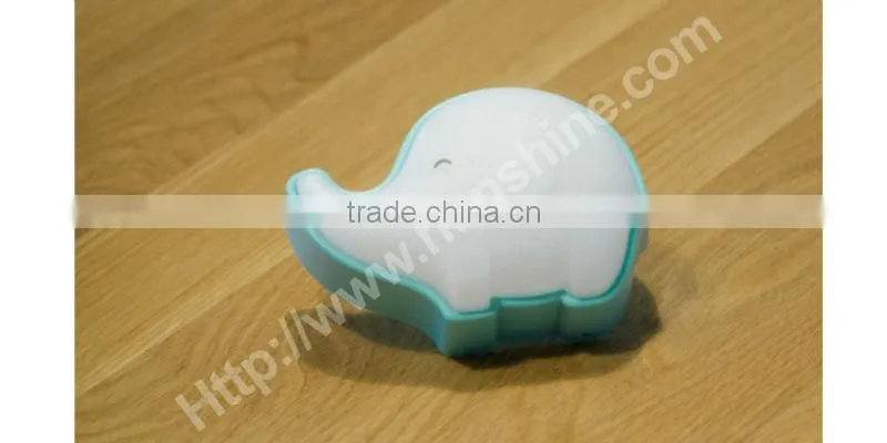 cute elephant decorative mini led motion sensor night light