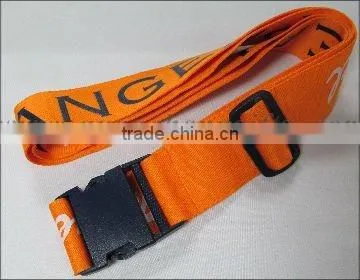 cheap travel silkscreen luggage belts,promotional gift items