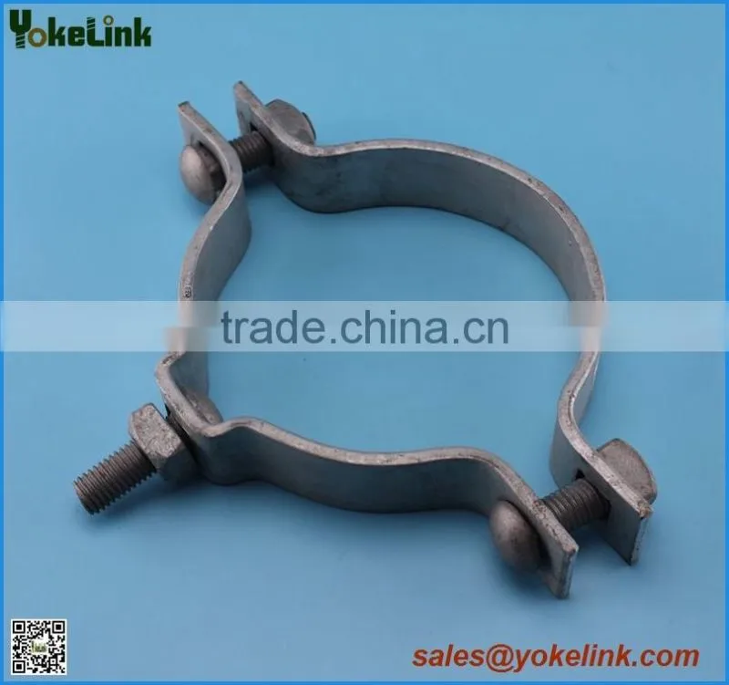 HDG Carbon steel mounting clamp adapter for poleline hardware