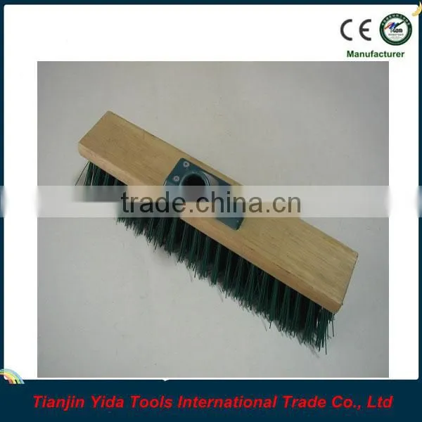 wooden block heavy duty broom