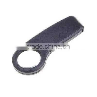 2013 New 30X 30mm LED Light Glass Jewelry Coin Loupe Magnifier Currency Detecting