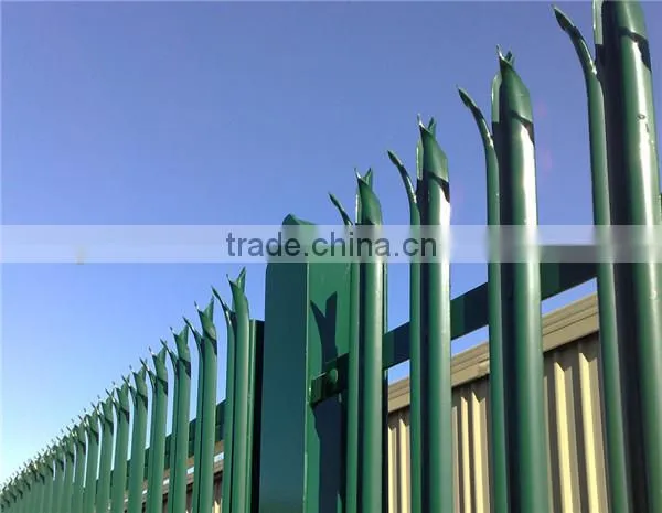 Galvanized iron wire palisade fence
