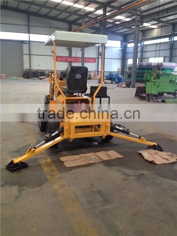 Factory price good performance gas powered gasoline engine backhoe