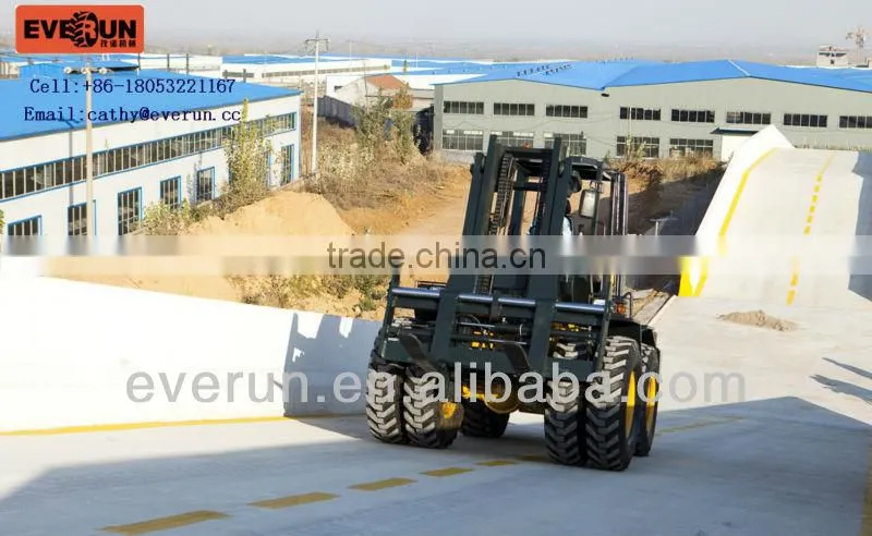 Everun 10T All Terrain Forklift / Articulated Four-Wheel Drive Forklift (ER10000)