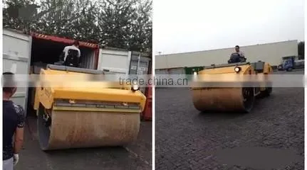 Tire Drive Single Drum Vibratory 4Ton Road Roller