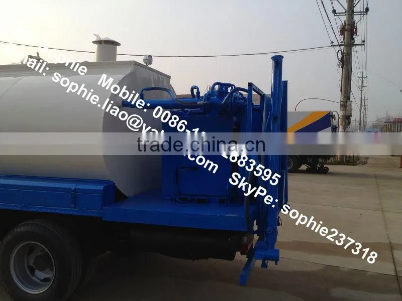 Dongfeng 4000L Asphalt Sprayer / Bitumen Sprayer Truck , bitumen emulsion sprayer