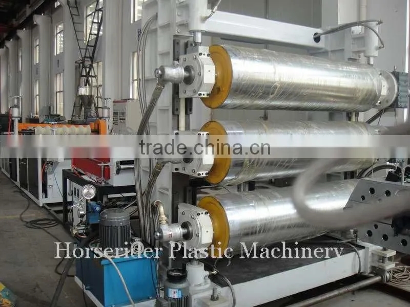 plastic PVC sheet extrusion machine