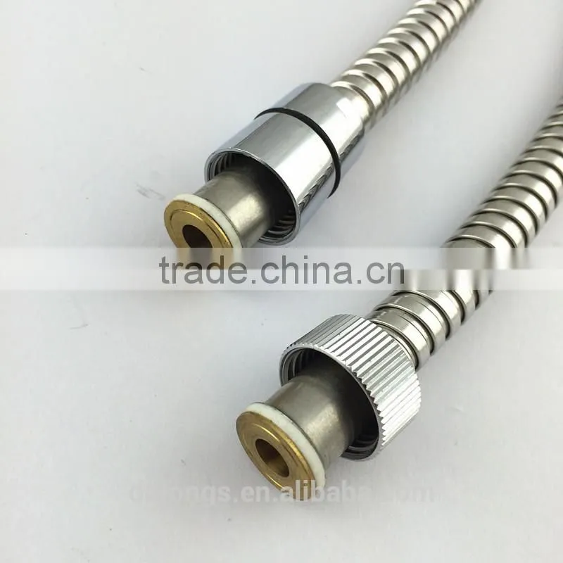Doflex 2015 new design stainless steel flexible bath shower hose with brass fittings 59 inches