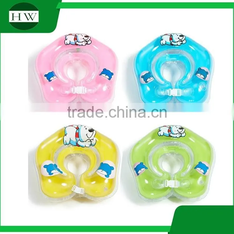 customized inflatable baby donut swim neck collar ring inflatable baby infant swimming floating neck ring