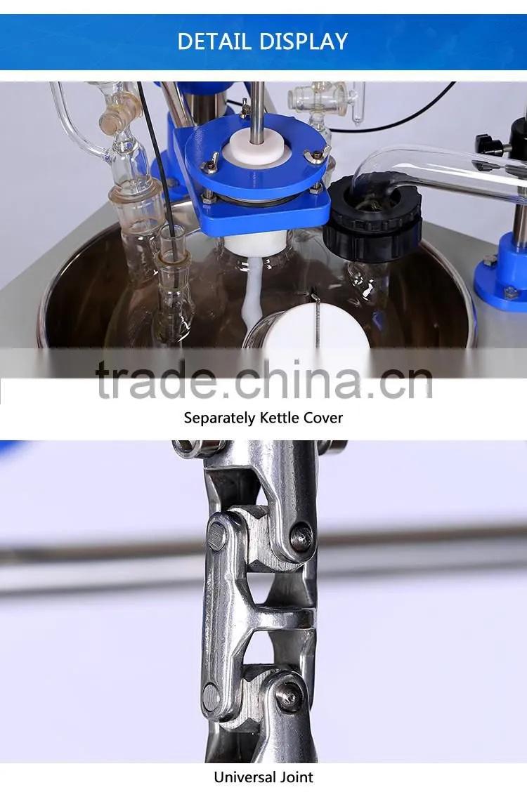 (KD) High Quality Efficient Lab Pyrolysis Glass Vessel