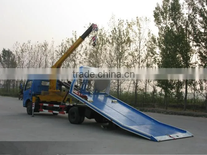 hot sale dongfeng 6 wheel 5ton winch road wrecker