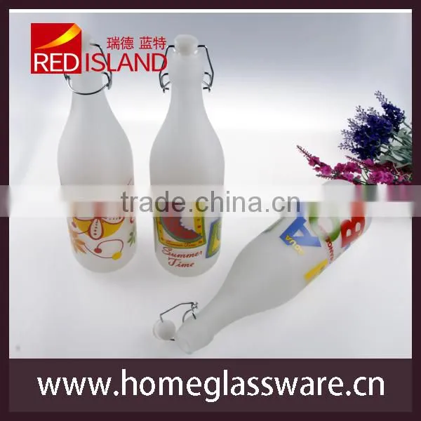 wholesale Decorator wine and water glass bottles brand new