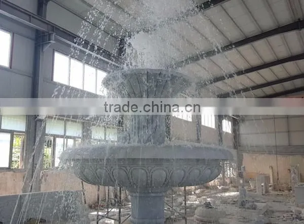 High quality Chinese carved white marble fountain for sale