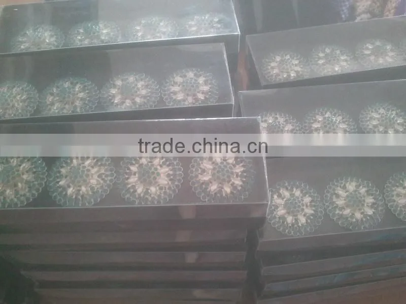 jewelled metal alloy umbrella design napkin ring