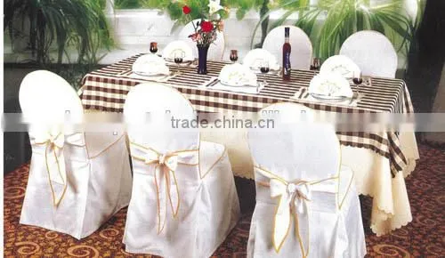 white wedding banquet chair cover china