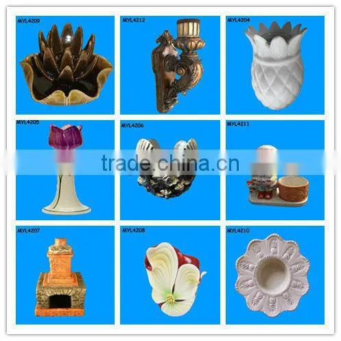 Grey seashell ceramic candle box