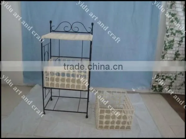 hot sale metal frame storage cabinets with paper baskets for sale