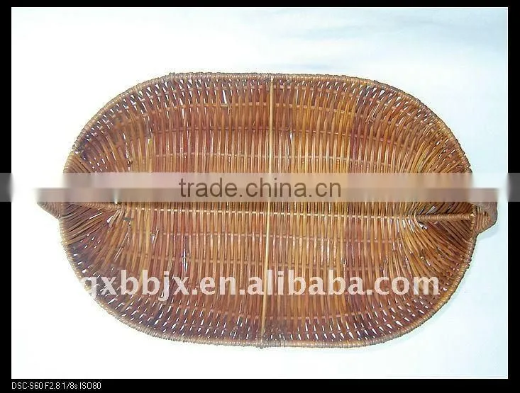 Egg shaped awn iron frame storage vegetable flower basket