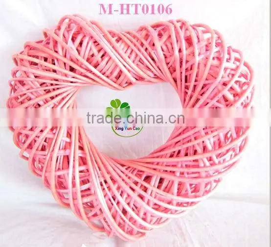 Handweave wicker home decoration with various colors for wedding,Christmas