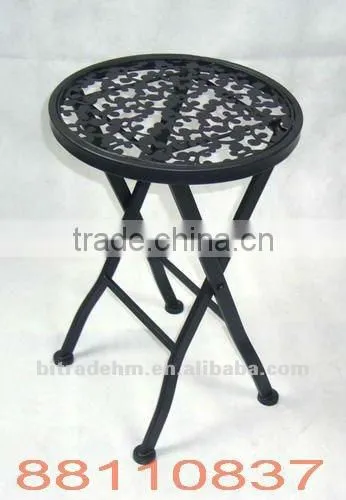 tiny metal butterfly plant table for plants