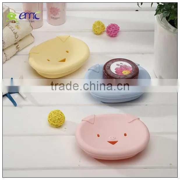 Pig sharp plastic soap container