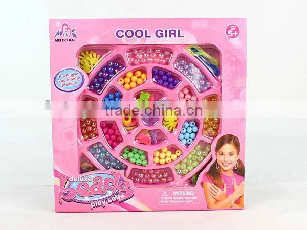Kids DIY plastic beads set