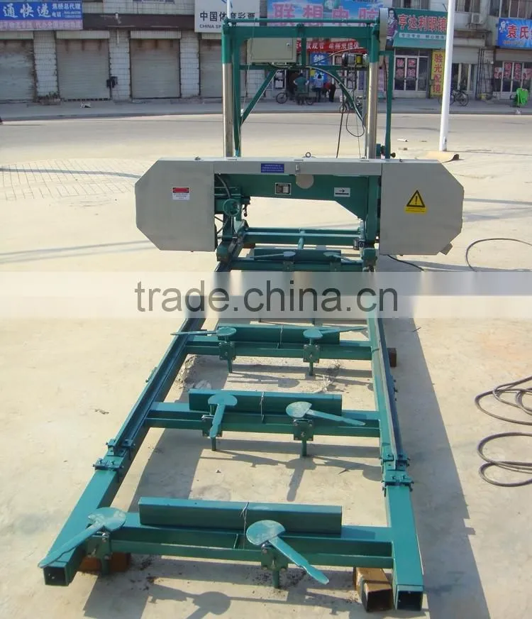 Special hot selling band saw , Portable horizontal band sawmill for woodworking factory