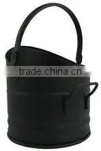 Hot selling custom design iron coal bucket fireplace metal coal hod on sale