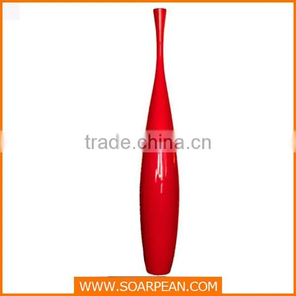 Fashion Customized Fiberglass Fish Shape Flower Vase