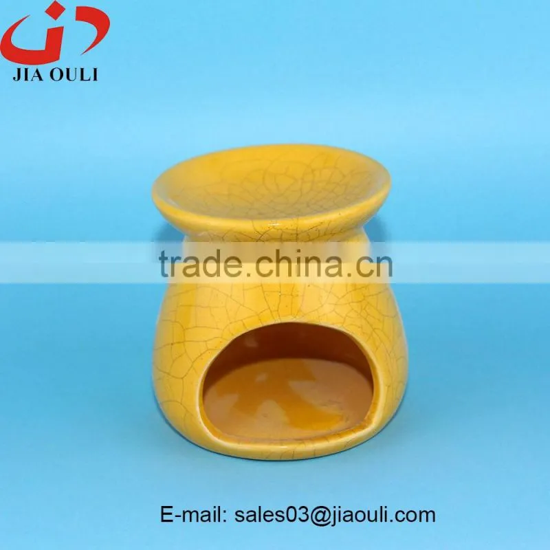 BSCI Audit Factory Gifts & Decor Ceramic Mini Oil Warmer Tealight Candle Holder, Fragrance Oil Warmer Lamp