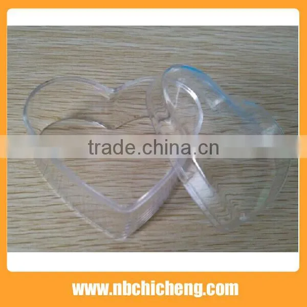 2015 Creative Plastic Heart Shape Lovely Storage Box