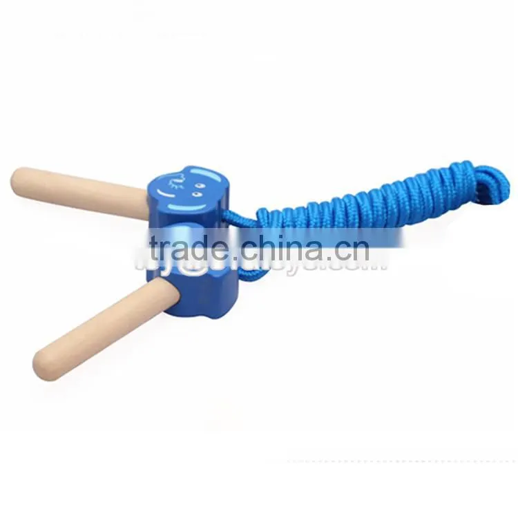 Wholesale multi-function children speed jump rope with wooden handle W01A120-S