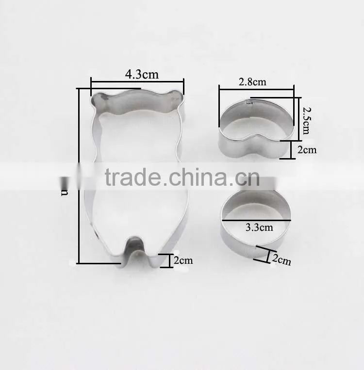 3pcs bulk cookie cutter