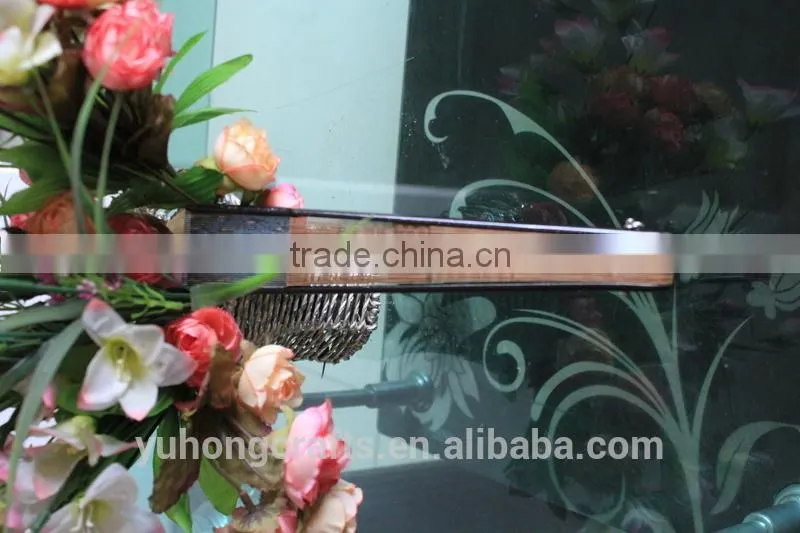Bamboo material handcraft silk folding fan