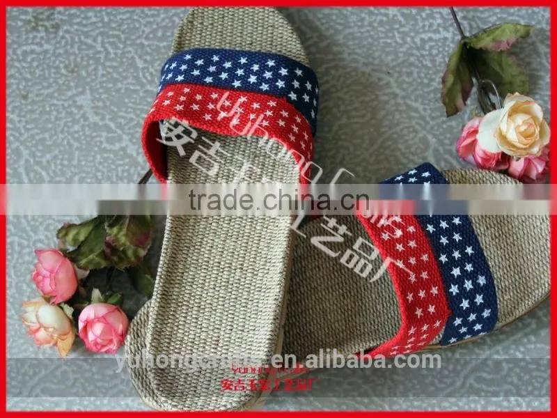hot selling bamboo slippers for promotion
