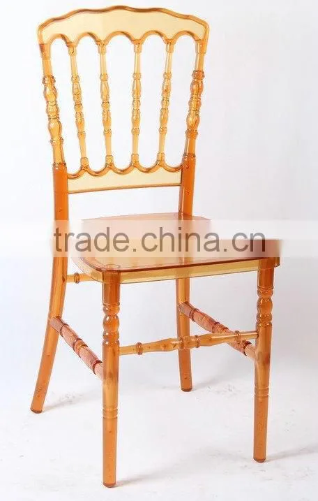 crystal napoleon chair for wedding party rental