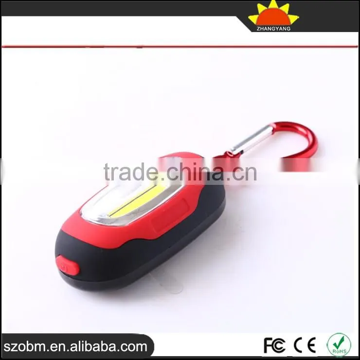 New Arrival Outdoor COB Led Keychain,Plastic Mini Led Flashlight Keychain