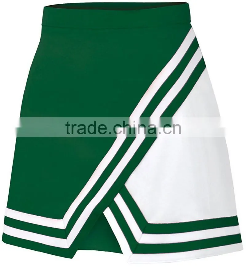 Womens Double-Knit Panel A-Line Cheerleading Uniform Skirt Custom Cheap Wholesale Cheerleading Uniforms