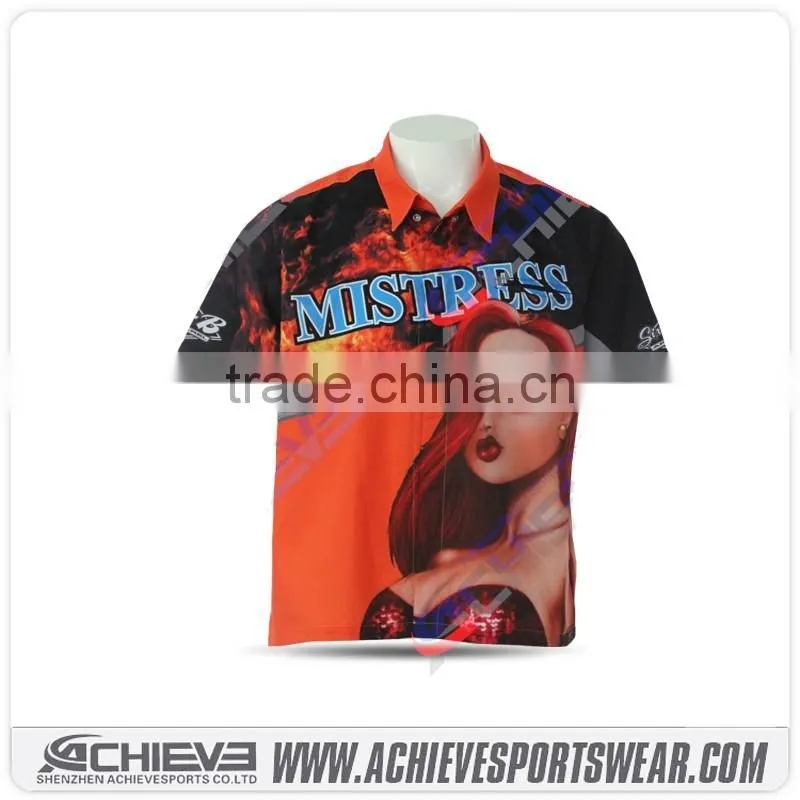 Wholesale motocross jersey custom racing pit crew shirts