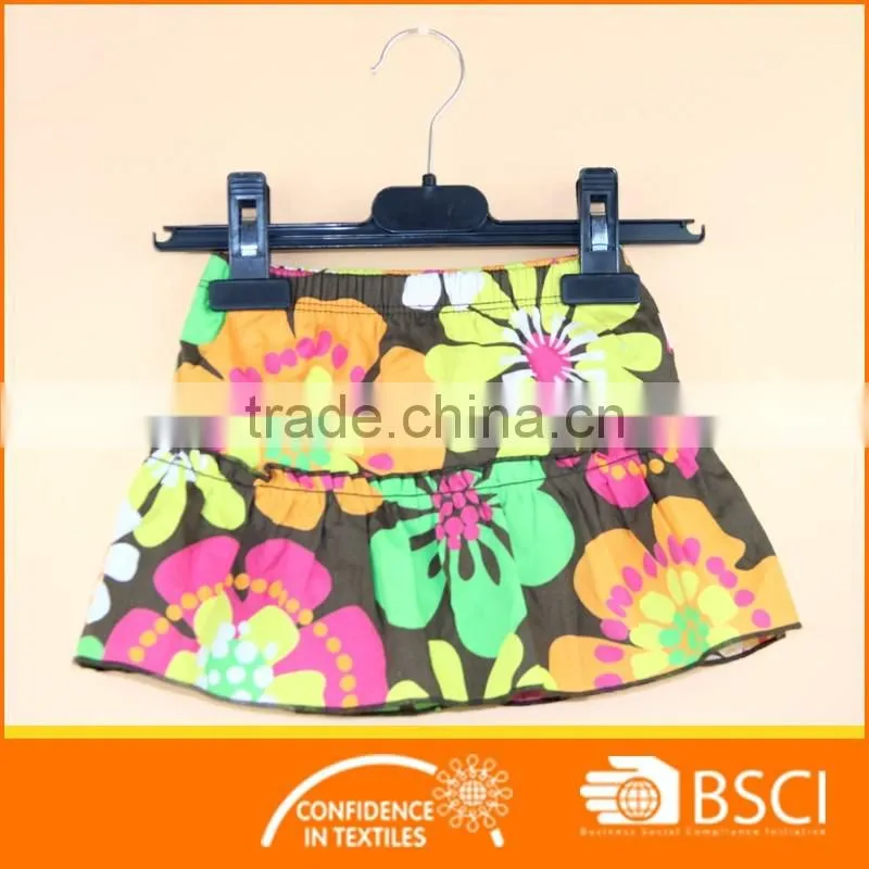 Girl Floral Mini Skirt Child Mini Dress
