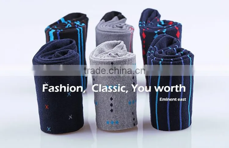 Customized 100% cotton antibacterial breathable classic socks for adult